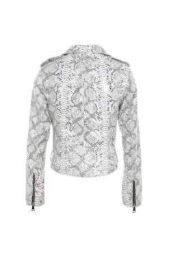 Blosuon Biker Femme Imprimé Serpent " MISS "