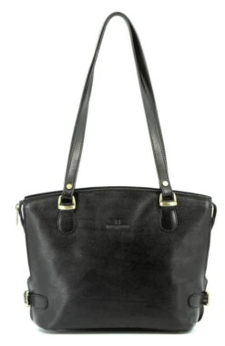 Hexagona Sac Porté épaule Cuir Vachette Noir " 111807 " -Maroquinerie maroquinerie femme sac cuir 111807 noir face 035142900 1621 13092019