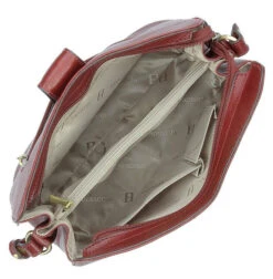 Hexagona Sac Porté Travers Cuir Vachette Carmin " 111960 " -Maroquinerie maroquinerie femme sac cuir 111960 carmin doublure 013486700 1644 13092019