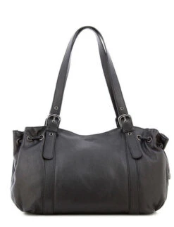Hexagona Sac Porté épaule 2 Anses Cuir Vachette Noir " 415367 " -Maroquinerie maroquinerie femme sac cuir 415367 noir 036252800 1755 17092019
