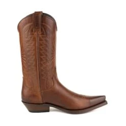 Bottes Cuir Pull Grass Castano " 1920 "
