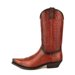 Santiags Cuir Vintage Cognac MAYURA " 1920V " -Maroquinerie mayuraboots1920vintageconac4721 046314900 1608 19092023