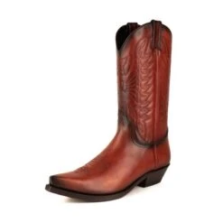 Santiags Cuir Vintage Cognac MAYURA " 1920V " -Maroquinerie mayuraboots1920vintageconac472 099048000 1608 19092023