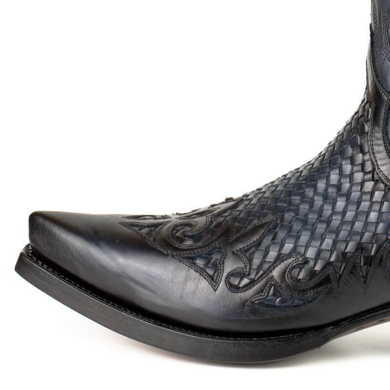 Bottes Cuir Azul Marino " 2561 " 4 Bottes Cuir Azul Marino " 2561 " – Image 4