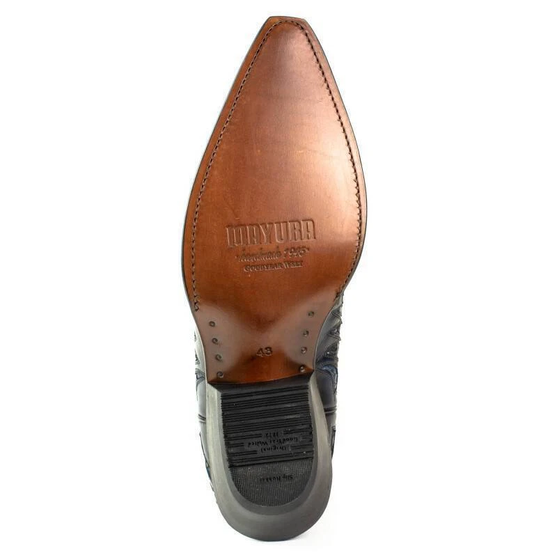 Bottes Cuir Azul Marino " 2561 " 7 Bottes Cuir Azul Marino " 2561 " – Image 7