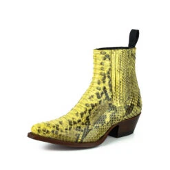 Boots Cuir Femme Python Mayura Amarillo " 322 " -Maroquinerie mayurabootsmarie2496amarillo1 073348900 1431 10102019