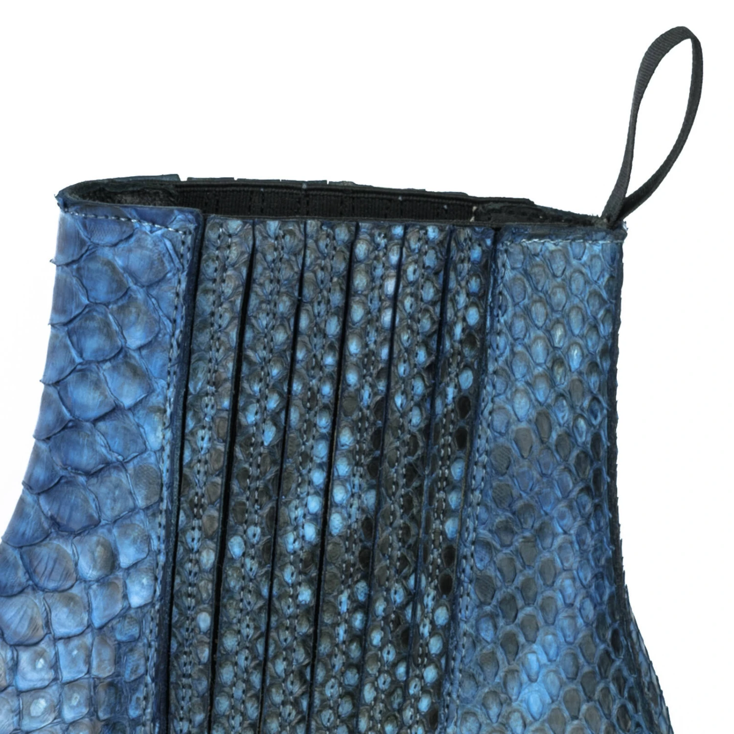 Boots Cuir Femme Python Mayura Azul " 323 " 2 Boots Cuir Femme Python Mayura Azul " 323 " – Image 2