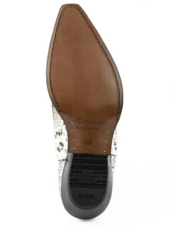 Boots Cuir Femme Python Mayura Blanco " 306 " -Maroquinerie mayurabootsmarie2496blanco8 075165000 1157 10102019