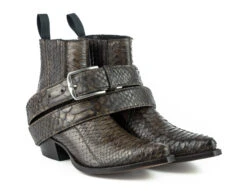 Ceinture Cuir Python Naturel Exotique Marron " 318 " -Maroquinerie mayurabootsmarie2496cinturonmarron2 035603800 1358 10102019