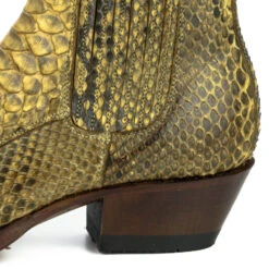Boots Cuir Femme Python Mayura Cuero " 308 " -Maroquinerie mayurabootsmarie2496cuero4 091989900 1201 10102019