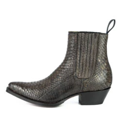 Boots Cuir Femme Python Mayura Marron " 309 "