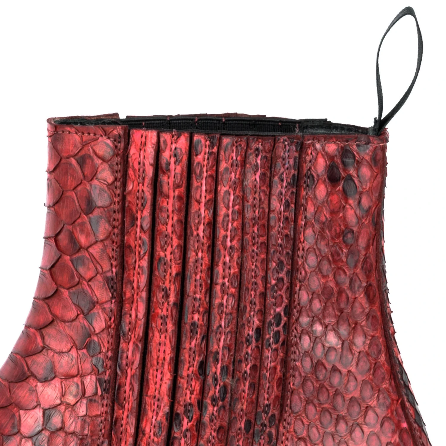 Boots Cuir Femme Python Mayura Rojo " 311 " 2 Boots Cuir Femme Python Mayura Rojo " 311 " – Image 2