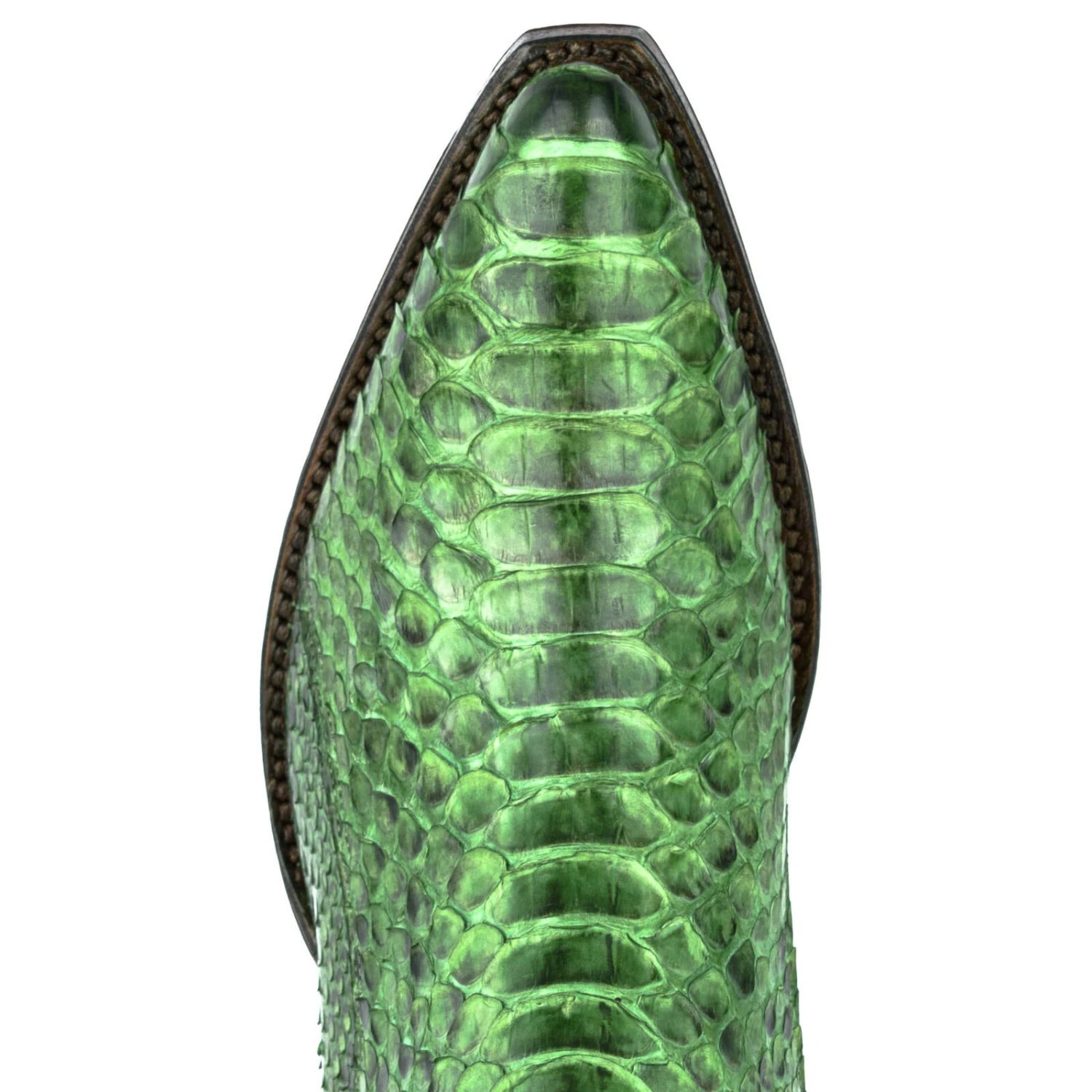 Boots Cuir Femme Python Mayura Verde " 324 " 6 Boots Cuir Femme Python Mayura Verde " 324 " – Image 6