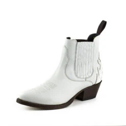 Boots Cuir Femme Mayura Blanc "284" -Maroquinerie mayurabootsmodelomarilyn2487blanco1 022888800 1050 04042019
