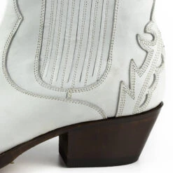 Boots Cuir Femme Mayura Blanc "284" -Maroquinerie mayurabootsmodelomarilyn2487blanco4 036344600 1050 04042019