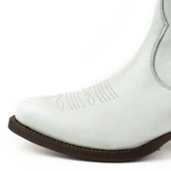 Boots Cuir Femme Mayura Blanc "284" -Maroquinerie mayurabootsmodelomarilyn2487blanco5 041155100 1050 04042019