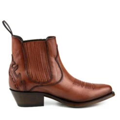 Boots Cuir Femme Mayura Cognac "285" -Maroquinerie mayurabootsmodelomarilyn2487cognac6 067952800 1052 04042019