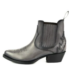 Boots Cuir Femme Mayura Gris "287"
