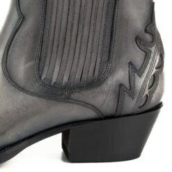 Boots Cuir Femme Mayura Gris "287" -Maroquinerie mayurabootsmodelomarilyn2487gris4 066742400 1059 04042019