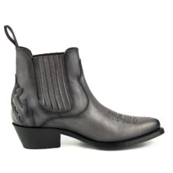 Boots Cuir Femme Mayura Gris "287" -Maroquinerie mayurabootsmodelomarilyn2487gris6 075652100 1059 04042019
