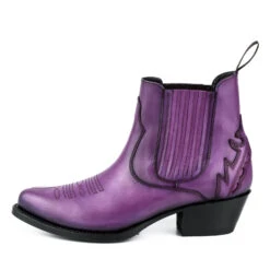 Boots Cuir Femme Mayura Morado "288"