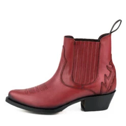 Boots Cuir Femme Mayura Rojo "290"