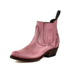 Boots Cuir Femme Mayura Rosa "291" -Maroquinerie mayurabootsmodelomarilyn2487rosa1 009327900 1106 04042019