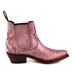 Boots Cuir Femme Mayura Rosa "291" -Maroquinerie mayurabootsmodelomarilyn2487rosa6 070197300 1106 04042019