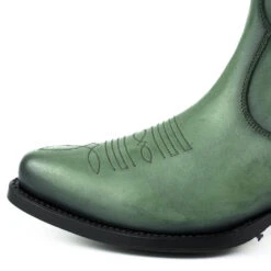 Boots Cuir Femme Mayura Verde "294" -Maroquinerie mayurabootsmodelomarilyn2487verde5 032017500 1114 04042019