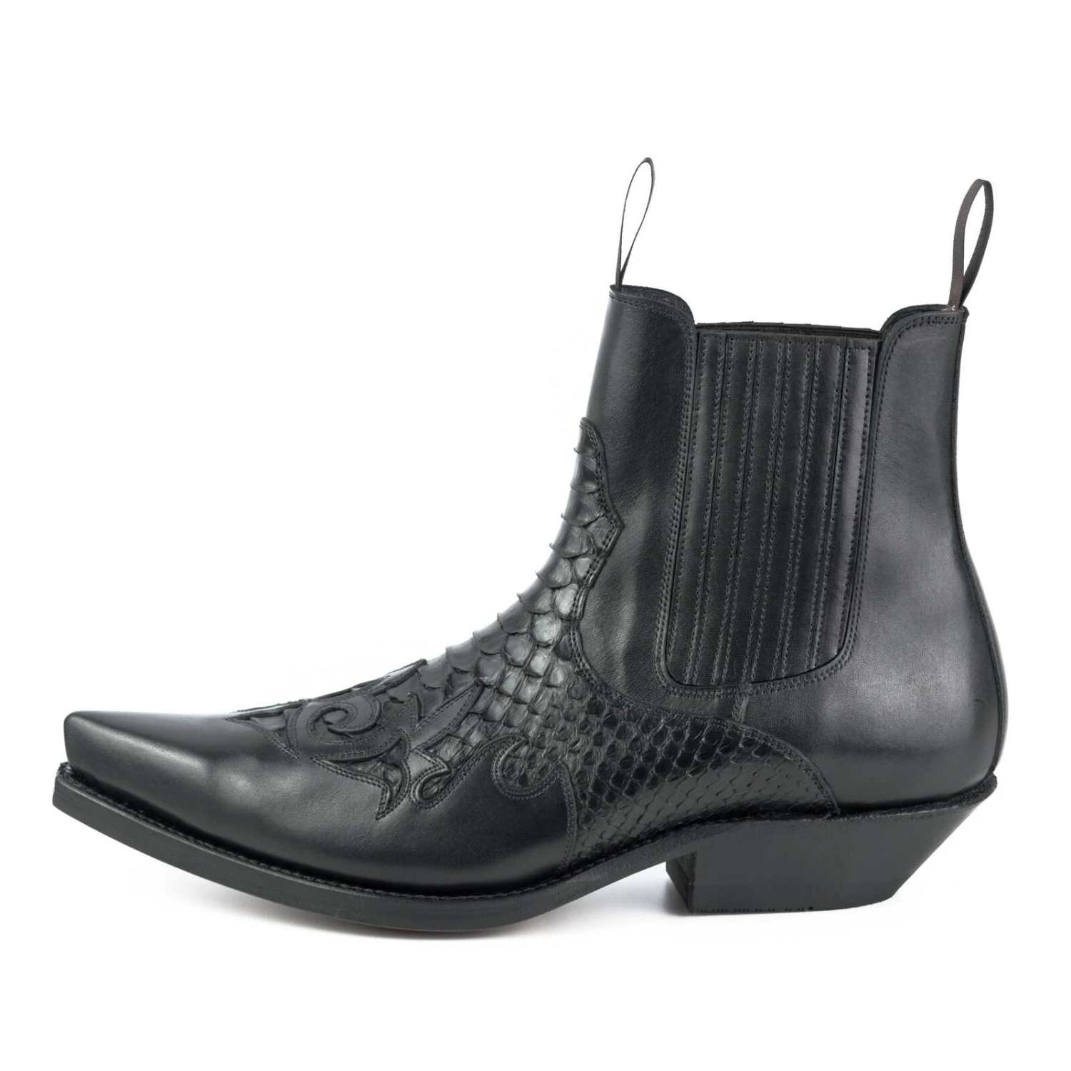 Boots Cuir Mayura Noir " 303 " 1 Boots Cuir Mayura Noir " 303 "