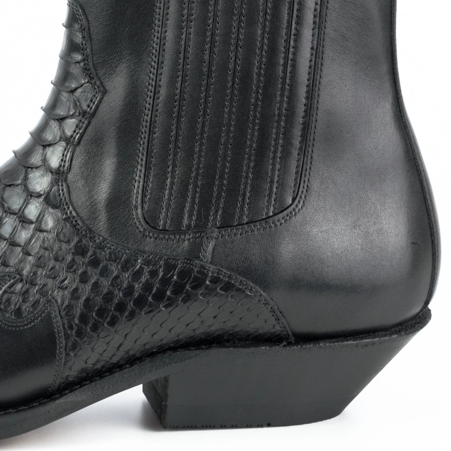 Boots Cuir Mayura Noir " 303 " 3 Boots Cuir Mayura Noir " 303 " – Image 3