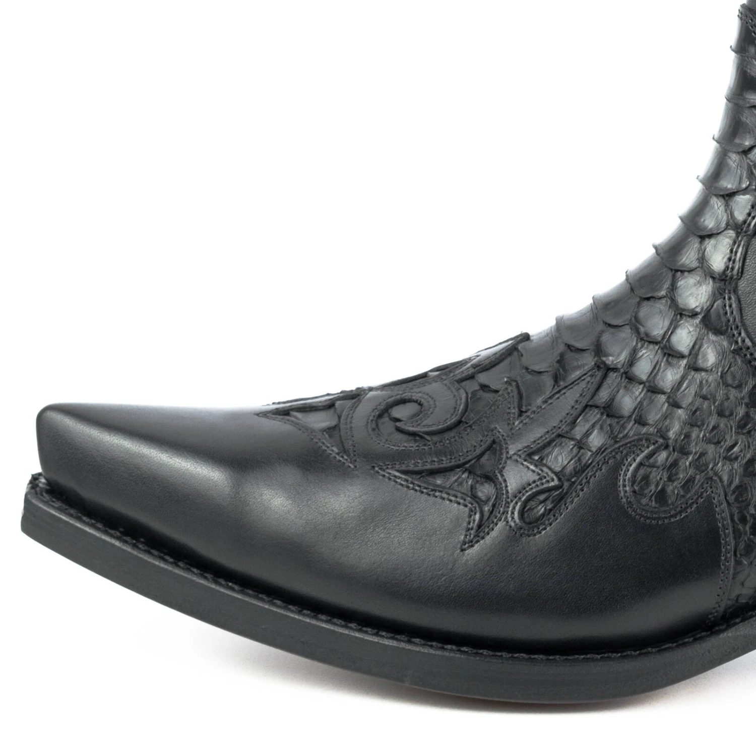 Boots Cuir Mayura Noir " 303 " 4 Boots Cuir Mayura Noir " 303 " – Image 4