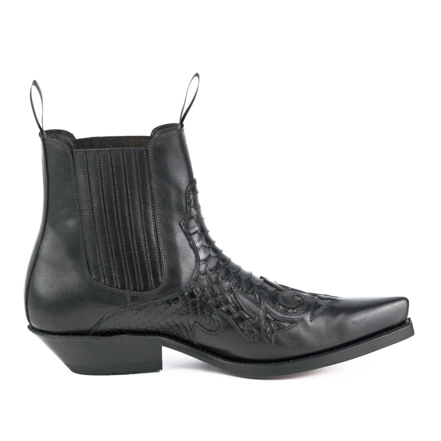 Boots Cuir Mayura Noir " 303 " 5 Boots Cuir Mayura Noir " 303 " – Image 5