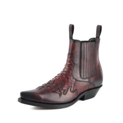 Boots Cuir Mayura Rouge Fonce " 304 " -Maroquinerie mayurabootsrock2500rojonegro1 057701000 1441 19092019