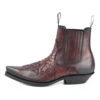 Boots Cuir Mayura Rouge Fonce " 304 "