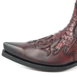 Boots Cuir Mayura Rouge Fonce " 304 " -Maroquinerie mayurabootsrock2500rojonegro5 046480700 1441 19092019