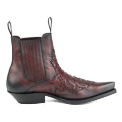 Boots Cuir Mayura Rouge Fonce " 304 " -Maroquinerie mayurabootsrock2500rojonegro6 078433700 1441 19092019