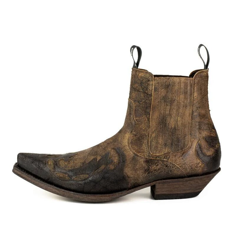 Boots Cuir Vachette Thor Marron "1931" 1 Boots Cuir Vachette Thor Marron "1931"