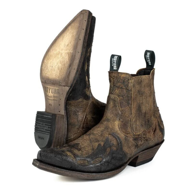 Boots Cuir Vachette Thor Marron "1931" 8 Boots Cuir Vachette Thor Marron "1931" – Image 8