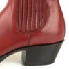 Boots Cuir Femme Mayura Rouge " 2496 "