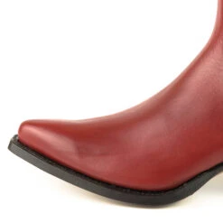 Boots Cuir Femme Mayura Rouge " 2496 " -Maroquinerie mayuracowboybootsmarienappa2496rojo5 070051200 1023 23102020