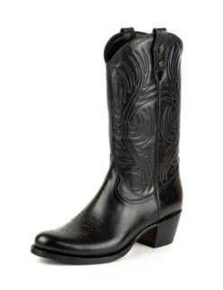 Boots Cuir Femme Noir Mayura " 2526 " -Maroquinerie mayuracristi2526negro01 012171900 1447 16112021