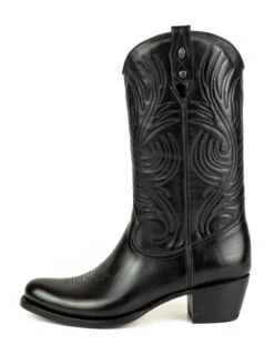 Boots Cuir Femme Noir Mayura " 2526 " -Maroquinerie mayuracristi2526negro05 079202200 1447 16112021