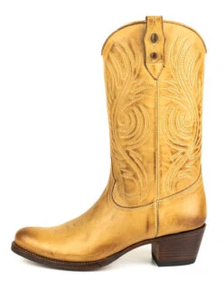 Boots Cuir Femme Vanille Mayura " 2526 "