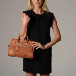 Mac Douglas - Mini Sac à Main Pyla Bryan XXS MC91 Châtain -Maroquinerie mini sac a main pyla bryan xxs mc91 chatain mac douglas 4