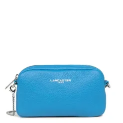 Lancaster - Mini Sac Trotteur Studio Mimi Bleu Azur