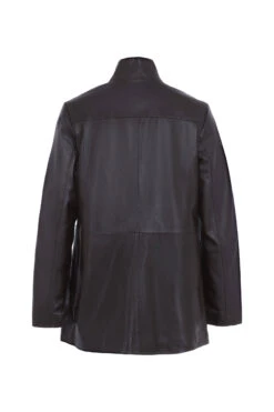 Veste Cuir Femme Agneau Marron " OLYA "