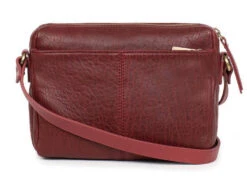 Hexagona Sac Porté Travers Carmin " P99777 "