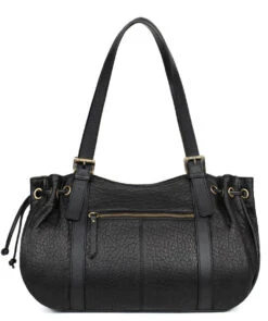 Hexagona Sac Porté épaule 2 Anses Noir " P99781 "