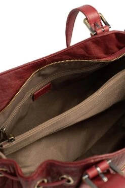 Hexagona Sac Porté épaule 2 Anses Carmin " P99781 " -Maroquinerie p9978126005 063861500 1635 27092022